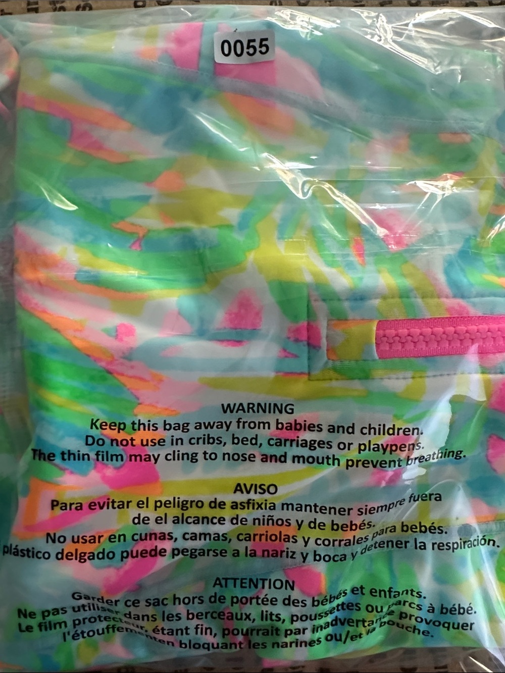 Lilly Pulitzer Luxletic Kalani Rashguard S sea salt and sun print UPF 50+ - Picture 9 of 9